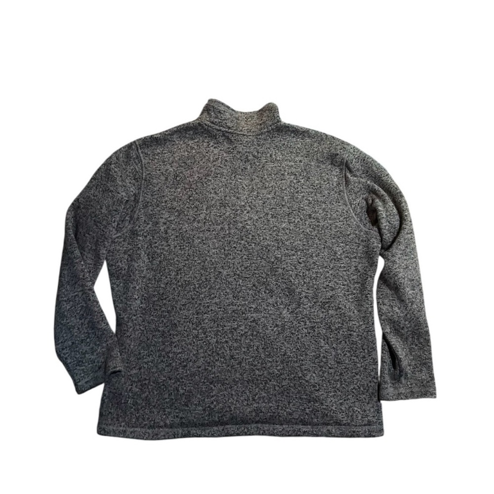 Eddie Bauer Men’s Convector Heathered Gray Half-Zip Fleece Sweater Size Large - Picture 4 of 6